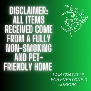 Disclaimer on MY closet